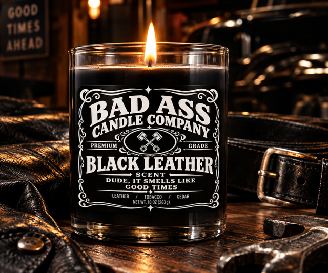 Black Leather | Dark. Smooth. Unapologetically Masculine