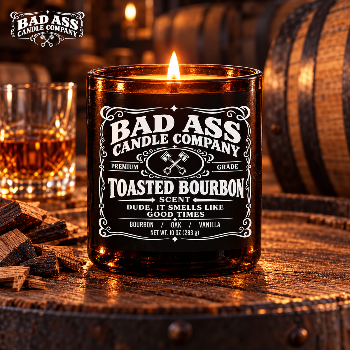 Toasted Bourbon / Smooth. Bold. No Apologies.